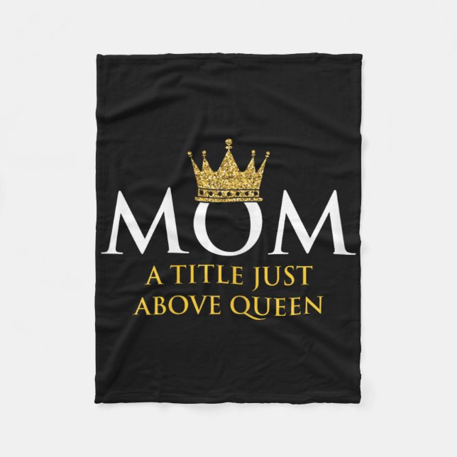 Cobertor De Velo Mãe Rainha Mãe Mãe Avó pais Mãe (Frente)