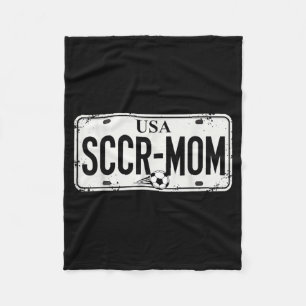 Cobertor De Velo Mãe Sccr Fofa Divertida Orgulhosa Torcedora de Fut