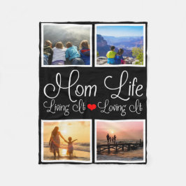 Cobertor De Velo Mãe Vida | Vivendo | Adorando Foto Preta