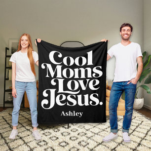Cobertor De Velo Mães Legais Amam Jesus