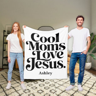 Cobertor De Velo Mães Legais Amam Jesus