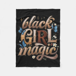 Cobertor De Velo Magia da Garota Negra Melanina Mulheres Negras His