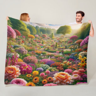 Cobertor De Velo Magia das flores – um paraíso de cores