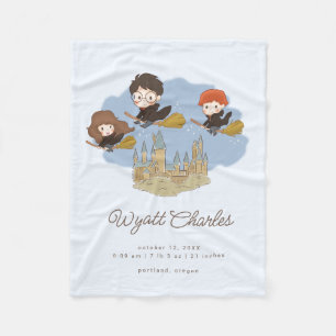 Cobertor De Velo Mágico Harry Potter & Estatísticas de Nascimento d