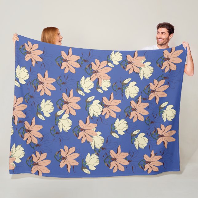 Cobertor De Velo Magnolia Flores Blooms (In Situ)