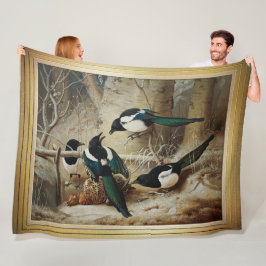 Cobertor De Velo Magpies Em Torno De Uma Mulher Morto Capercaillie