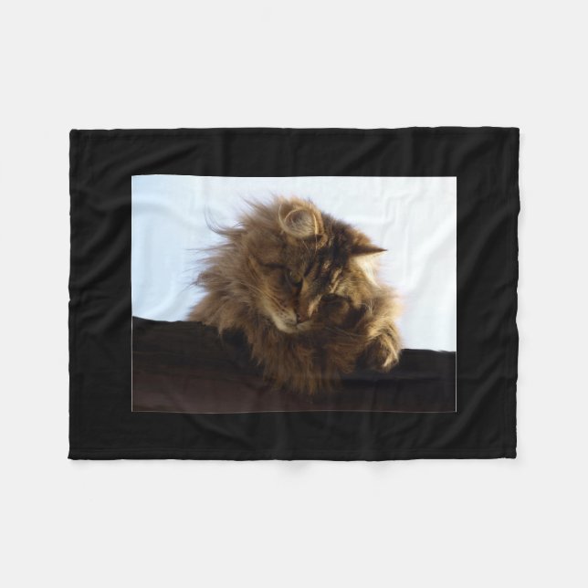 Cobertor De Velo Maine Coon Cat Pet (Frente (Horizontal))