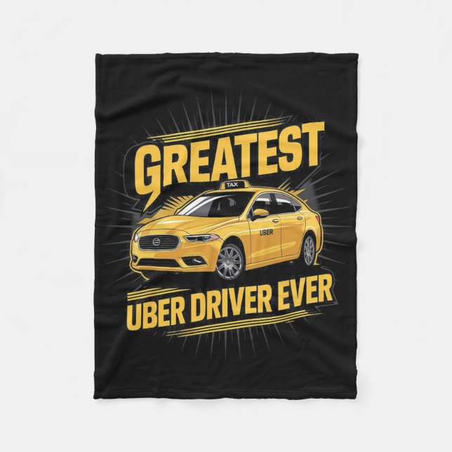 Cobertor De Velo Maior Driver De Uber Engraçado Com Driver De Uber  (Frente)
