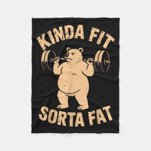 Cobertor De Velo Mais ou Menos em Forma Meio Gordo - Urso Engraçado