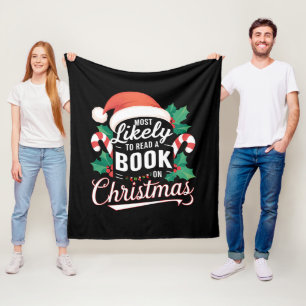 Cobertor De Velo Mais Provável Para Ler Um Livro No Natal