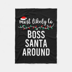 Cobertor De Velo Mais Provável Para O Pijama Familiar Fora De Natal