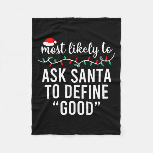 Cobertor De Velo Mais Provável Roupas de Natal Combinando Família P