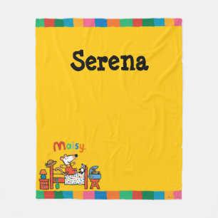 Cobertor De Velo Maisy adorável em macacões vermelhos