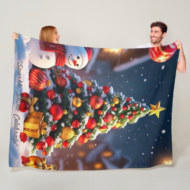 Cobertor De Velo "Majestade da Árvore de Natal" (In Situ)