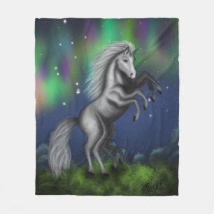 Cobertor De Velo Majestade de Sleipnir: Odin é Steed com Oito Perna