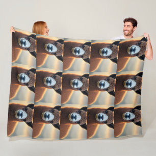 Cobertor De Velo "Majestade Fofa: O Grande Alpaca Castanho Lanoso"