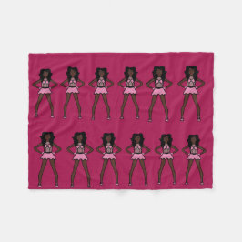 Cobertor De Velo Majorette/ Dancer Fleece Blanket Cotton Candy