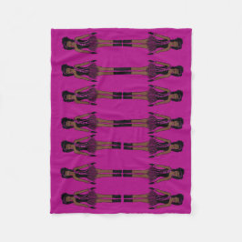 Cobertor De Velo Majorette/ Dancer Fleece Blanket Fushia