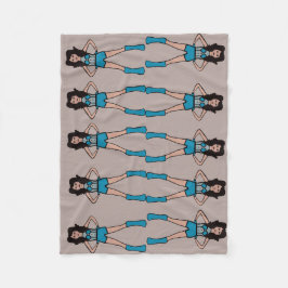 Cobertor De Velo Majorette/ Dancer Fleece Blanket Turquoise 2