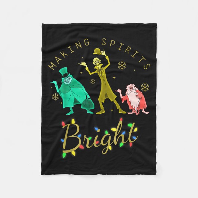 Cobertor De Velo Making Srits Bright Christmas Retro Groovy Christm (Frente)