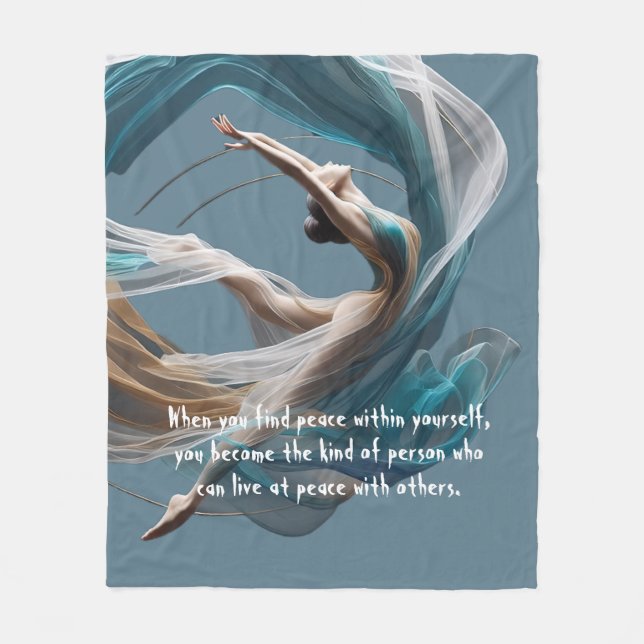 Cobertor De Velo Malhação de pilotos instrutores de ioga aérea voad (Frente)