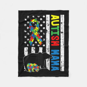 Cobertor De Velo Mama Bear Correspondendo Autismo Familiar Oferece