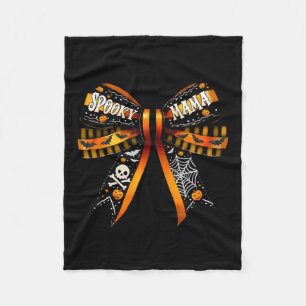 Cobertor De Velo Mama Coquette Arco Pumpkin Cute Halloween Mulheres