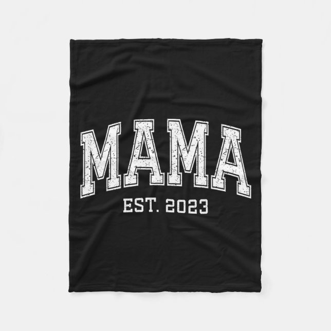 Cobertor De Velo Mama Est 2023 Mom D Mothers Day Ized  (Frente)