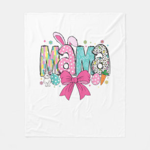 Cobertor De Velo Mama Mini Páscoa Combinando Mama Bunny Dia de Pásc