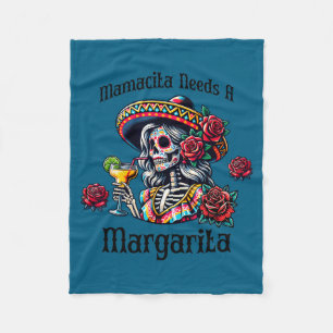 Cobertor De Velo Mamacita precisa de um esqueleto bêbado de margari