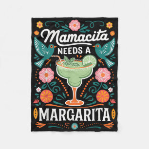 Cobertor De Velo Mamacita Precisa De Uma Margarita
