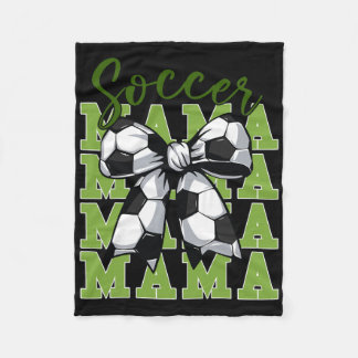 Cobertor De Velo Mamãe de Futebol Juvenil Coquette Laço Fofo Irmã C