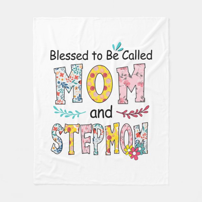 Cobertor De Velo Mamãe E Stepmama Aniversário (Frente)