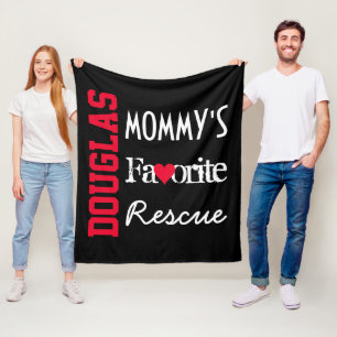 Cobertor De Velo Mamãe Favorito Salvamento Preto Personalizado