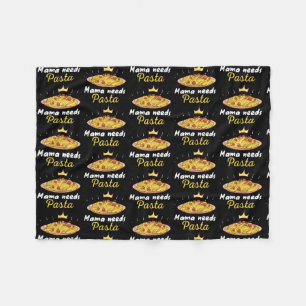 Cobertor De Velo Mamãe Precisa De Pasta Espaguete E Almôndegas