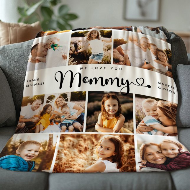 Cobertor De Velo Mamães Amo-te Corações Fotografias Modernas (Criador carregado)