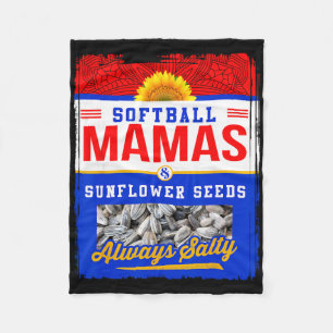 Cobertor De Velo Mamães de Softbol e Sementes de Girassol Sempre Ca