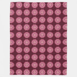 Cobertor De Velo Mandala 3 Fleece Blanket