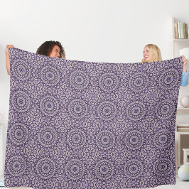 Cobertor De Velo Mandala 8 Fleece Blanket