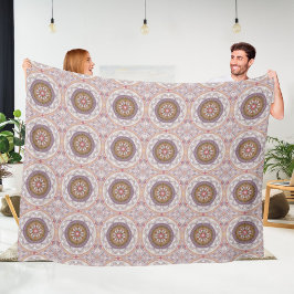 Cobertor De Velo Mandala 9 Fleece Blanket