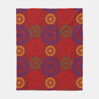 Cobertor De Velo Mandala de neve texturizada simples