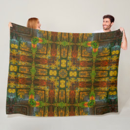 Cobertor De Velo Mandala nativa do espírito da floresta de Abenaki