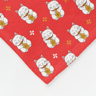 Cobertor De Velo Maneki Neko