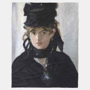 Cobertor De Velo Manet - Berthe Morisot com um buquê de violetas