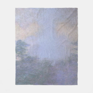Cobertor De Velo Manhã no Sena perto de Giverny por Claude Monet