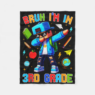 Cobertor De Velo Mano Eu Estou Na 3ª Série Dabbing Cômico Gamer Ck 