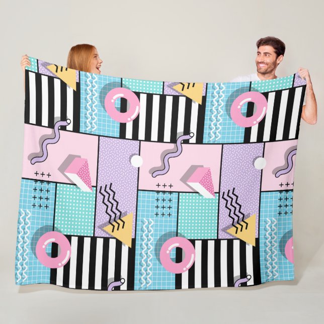 Cobertor De Velo Manta de forro polar Memphis Party (In Situ)