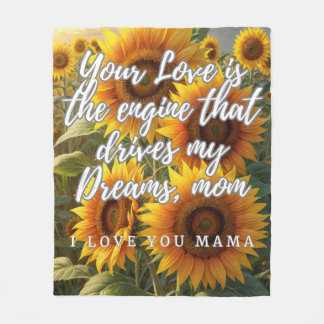 Cobertor De Velo Manta de Girasoles para Mamá