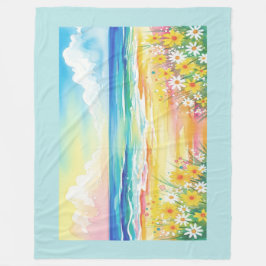 Cobertor De Velo Manta playa de mi vida 