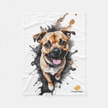 Manta polar de perrito 